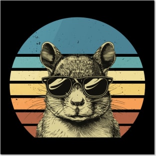 I Love Squirrel Wearing Glasses Pets Posters and Art